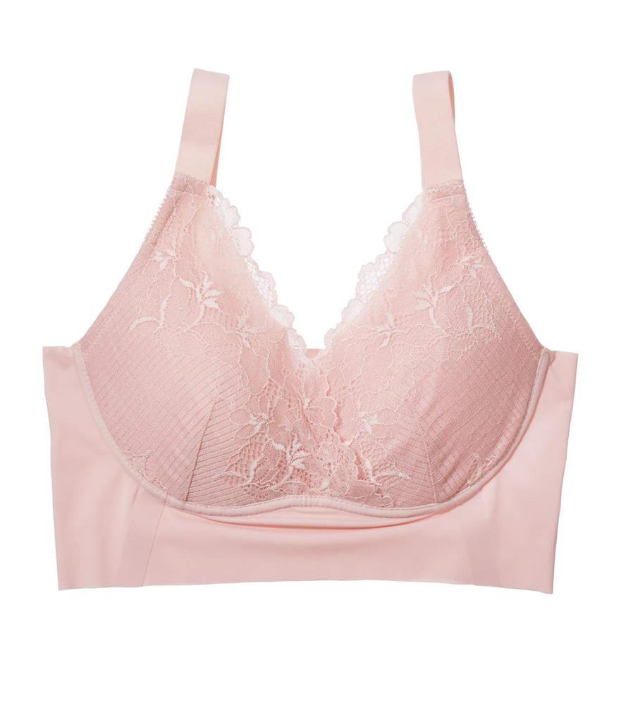 gentle on the Soft and fluffy night BC70 [Peach John] [Night bra, cleavage-enhancing, skin, tagless] bra, non-wired, pink,