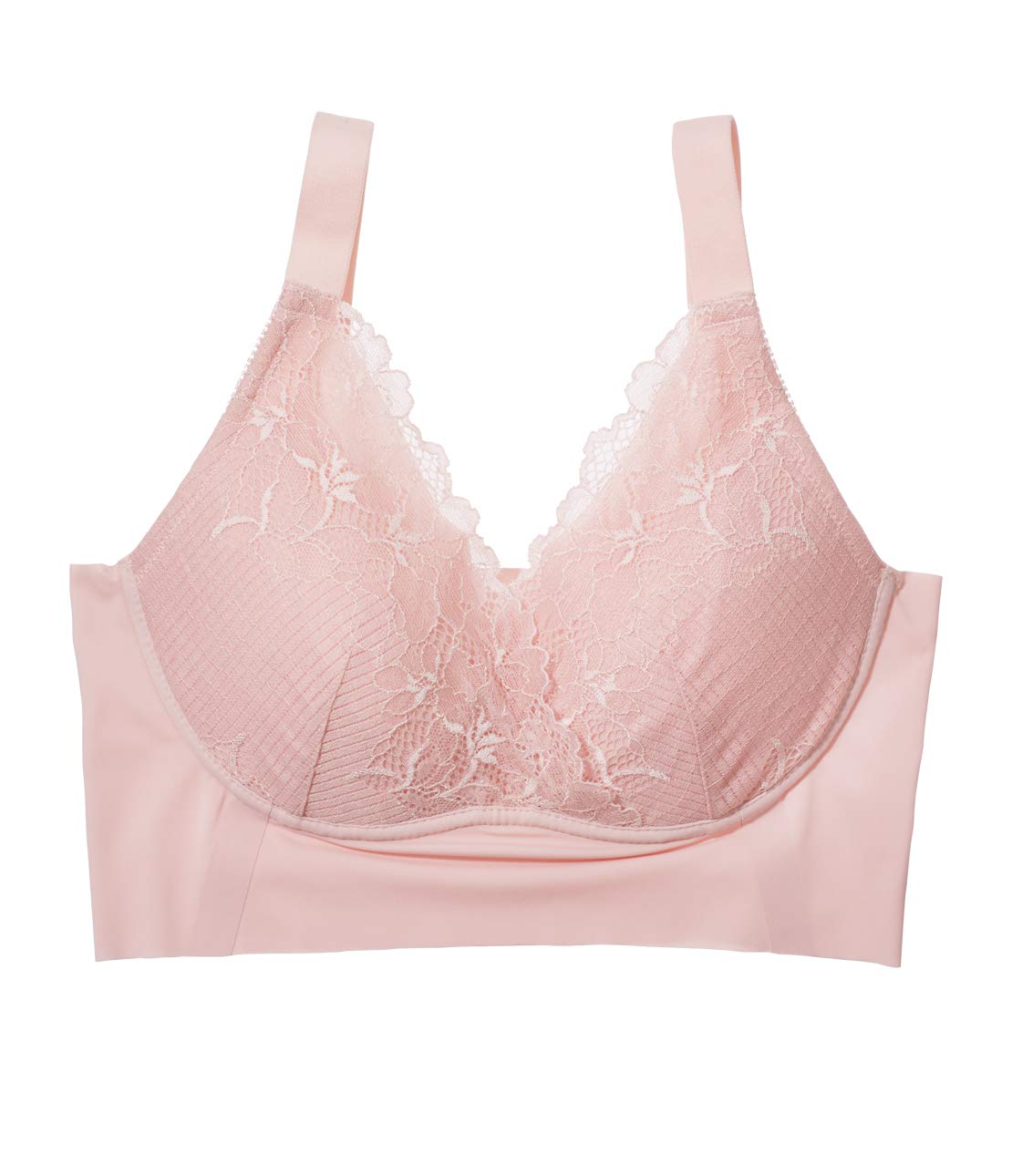 

нежный на Мягкий и пушистый ночной DE65 [Peach John] [Ночной бюстгальтер, увеличивающий декольте, телесный, без этикетки] бюстгальтер, без косточек, розовый, розовый