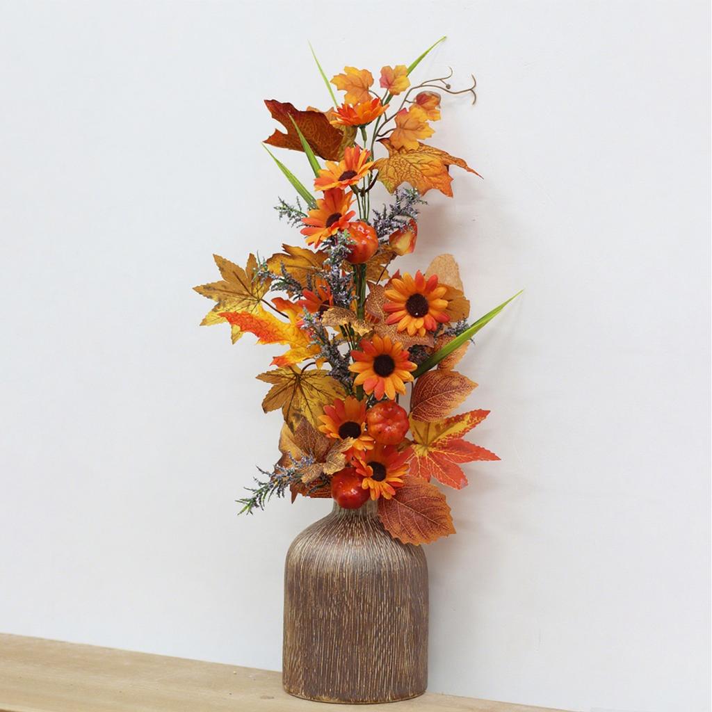 AutumnSimulated Maple Leaf Festival Decorative Table And Table Ornaments
