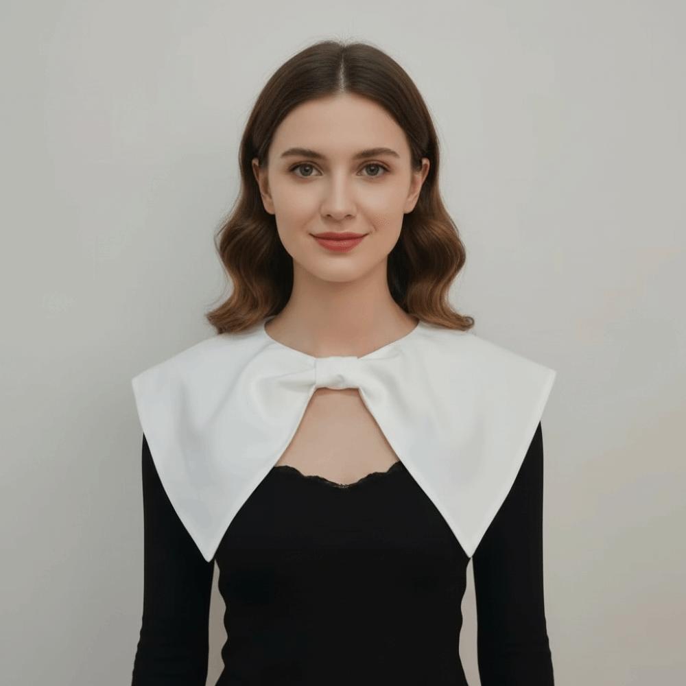 Detachable Large Pointed Collar Age-reducing Decorative Shawl Fashion Fake Collar Shouder Wraps