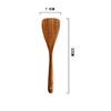 1 Pcs Acacia Wooden Spatula Non Stick Pan Special Stir Fry Shovel Household Wooden Spatula Salad Fork Strainer Soup Spoon
