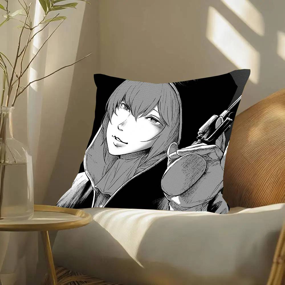 Manga S-Soloist In A Cage Pillow Case Fashion Square Pillowcase Bedroom Sofa Room Ins Decoration Leisure