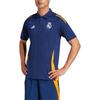 Adidas Real Madrid Tiro 24 Competition Knit Moisture-Wicking Short Sleeve Polo Men Polo JE4199