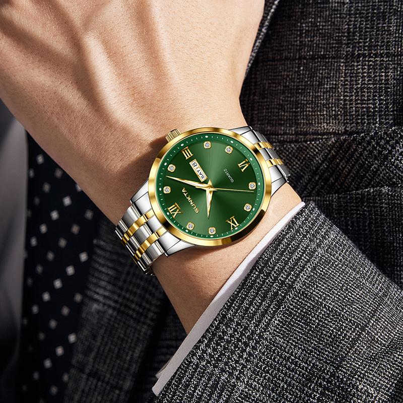 LIGE Top-Marke Mode Damen Uhr SUNKTA Business Luxus Quarz Armbanduhren 30M Wasserdicht Leuchtende Uhren Damengeschenk Reloj