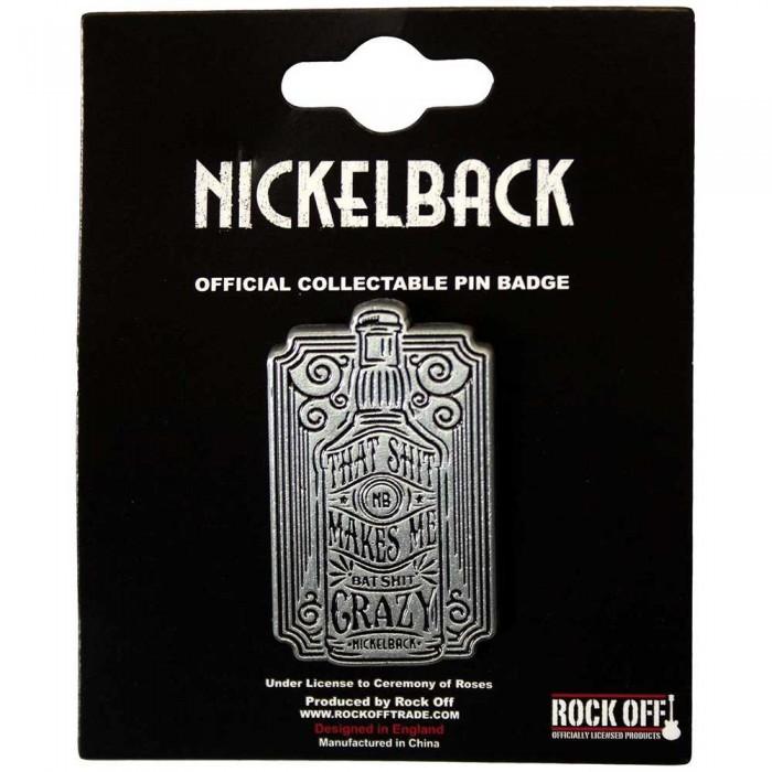 Insignia de mierda de murciélago de Nickelback One Size plata