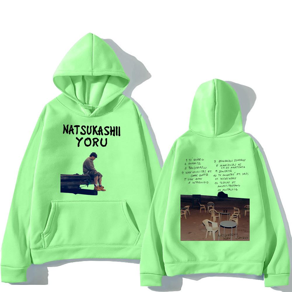 Rapper SAIKO Album Merch Hoodies Saiko Natsukashii Yoru Sweatshirt Men's Women Fashion Clothing Oversized Casual Pullover Trends