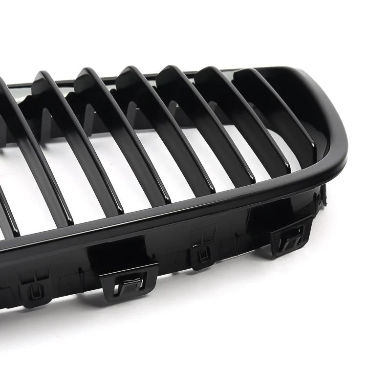MagicKit Car Racing Grill Fit For BMW F20 F21 LCI 1 AD28 Series 1 Pair Front Kidney Grille 2011 2012 2013 2014 2015 Auto Accessories