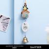 Totoro Ceramic Wind Chime Ornament - Cute Japanese Wall Decor for Girls' Bedroom