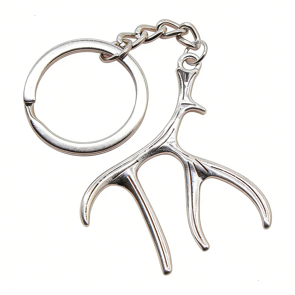 Merry Christmas Keychain Letter Charm Holiday Key Holder 28mm Ring