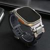 Sports Rubber Band for Apple Watch Ultra 2 1 Band 49mm Series 10 46mm Luxury Wristband for IWatch Series 9 8 7 6 5 4 45mm 44mm