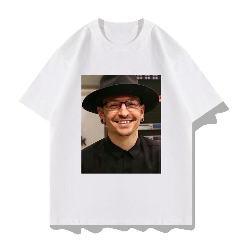 The Big Band Lin Lincoln Group Rock American Shortsleeved 2026 Tshirt Comfortable Colorful Round Collar Print Bottom Tshirt