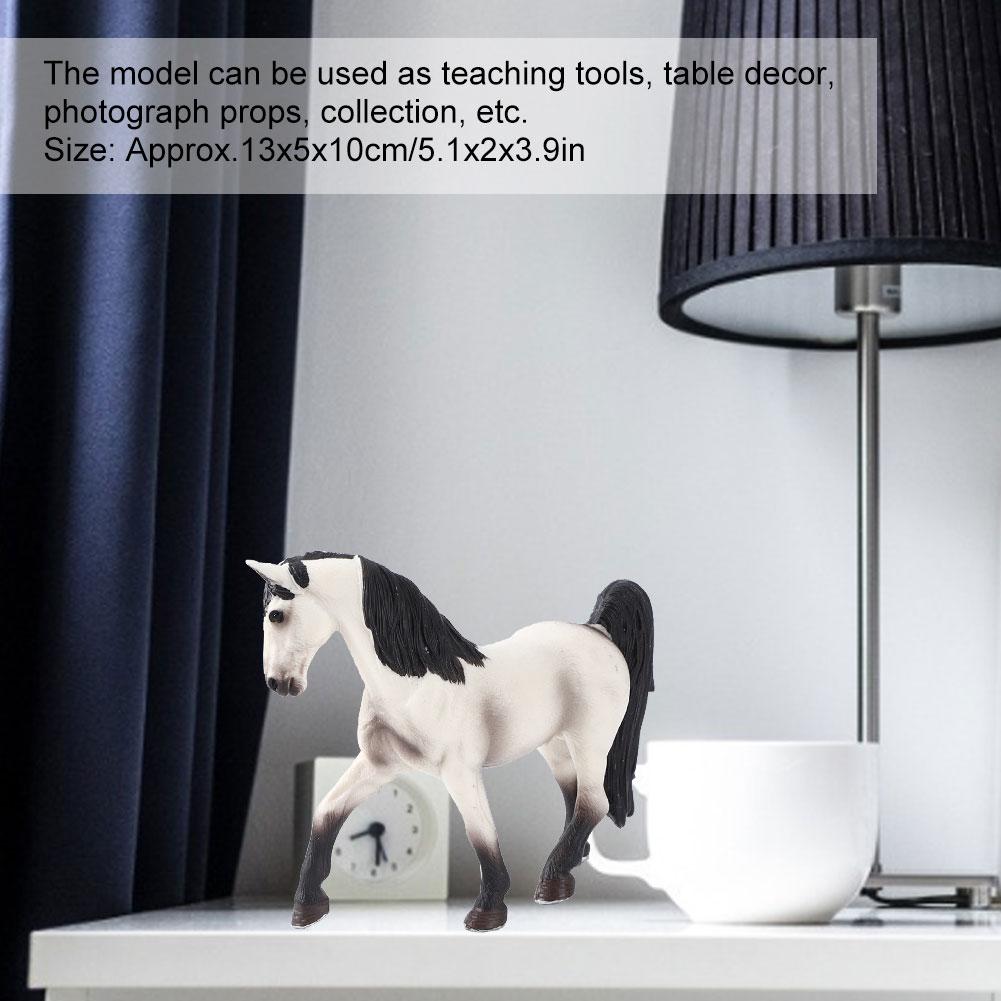 Simulation White Horse Model Animal Statue Children Kid Play Educational Toys Gift