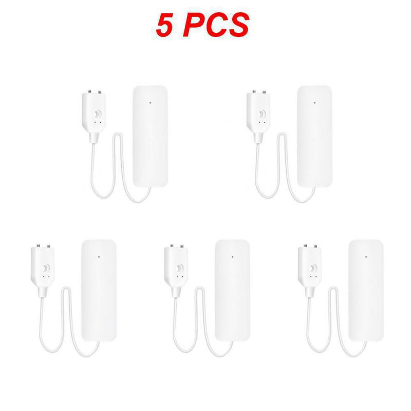 1~10pc Tuya WiFi Water Leak Detector with Buzzer Overflow Level Alarm System Sensor Flood Leakage Security Protection Smart Home
