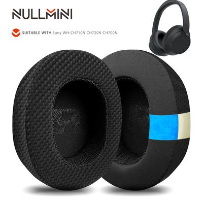 Almofadas de substituição Nullmini para fones de ouvido Sony WH-CH710N CH720N CH700N, almofadas de gel refrescante, protetores auriculares, manga, faixa de cabeça