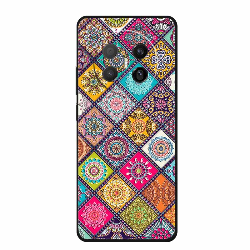 3D Emboss Case For Huawei Mate 70 Air 5G Phone Case Coque Flowers Silicone Soft Back Cover For Huawei Mate 70 Air 2025 Case Capa