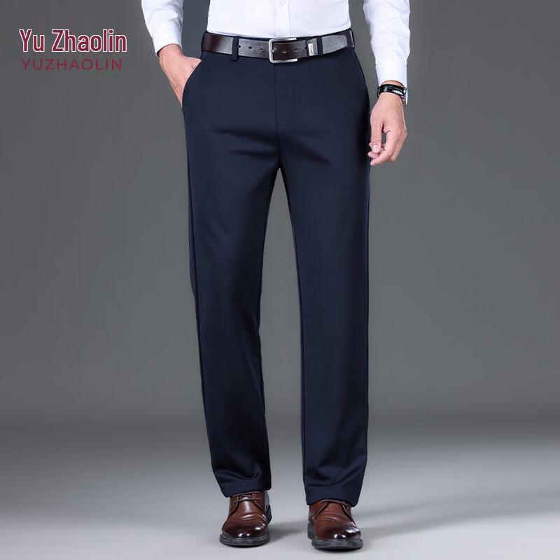 Yuzhaolin Men s Elastic Wrinkle-Free Suit Pants 43