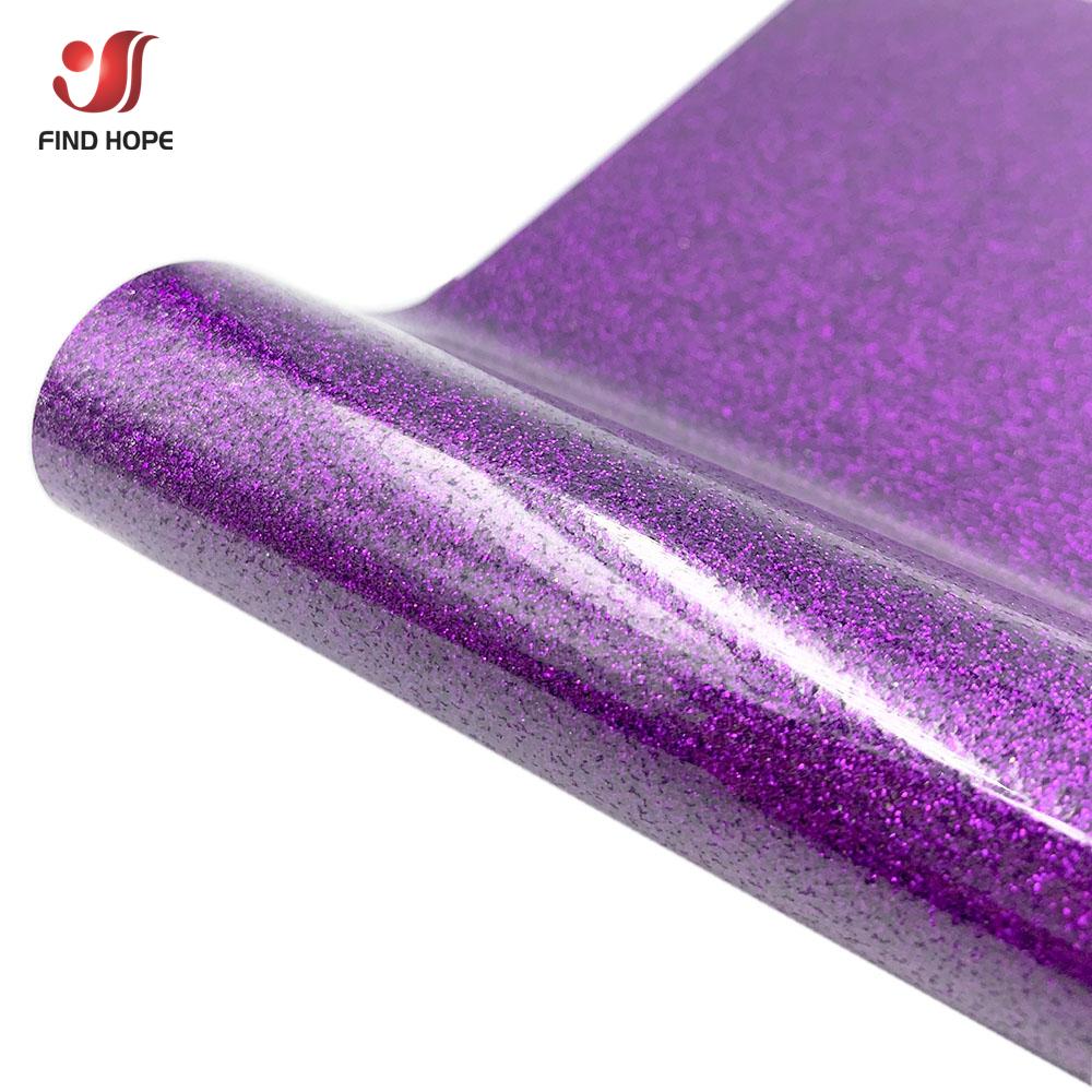 Glitter Heat Transfer Vinyl Film 19" x 39" Shiny PU HTV Heat Press Vinyl Sheet/Roll Iron-on Tshirt Fabrics for cut Silhouette