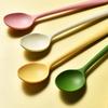 2/8Pcs Silicone Spoon Small Spoon Jam Spoon Heat Resistant Easy To Clean Non-stick Rice Spoons Tableware Utensil Kitchen Tools