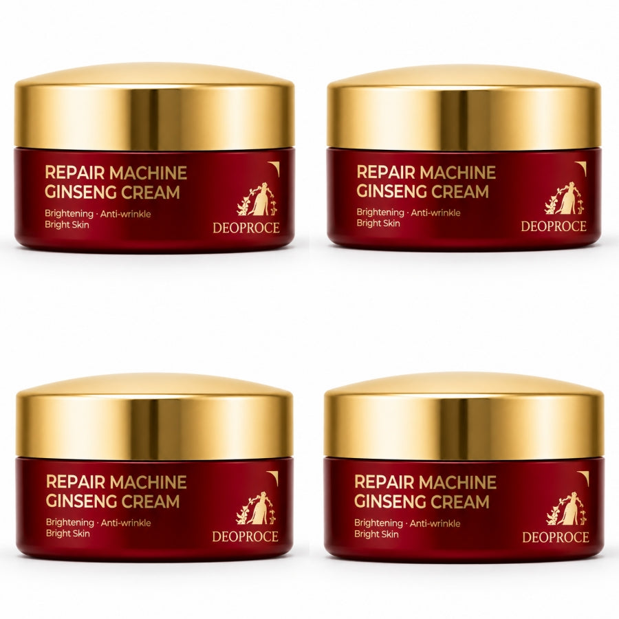 Deoproce Repair Machine Ginseng Cream 100g*1Pc/2Pcs/4Pcs