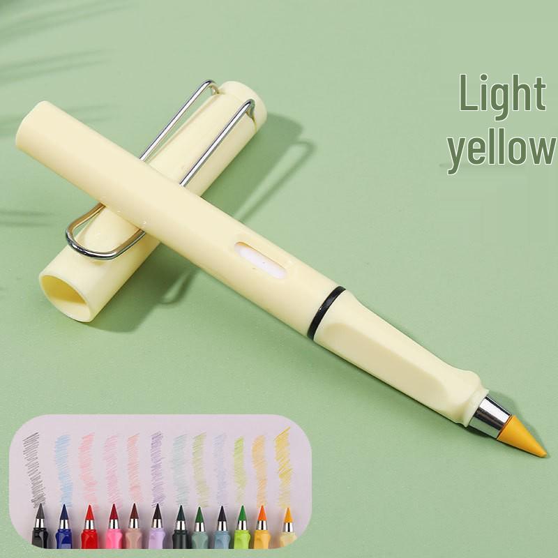 12-Color Endless Pencil: Black Technology Eternal Colored Pencils