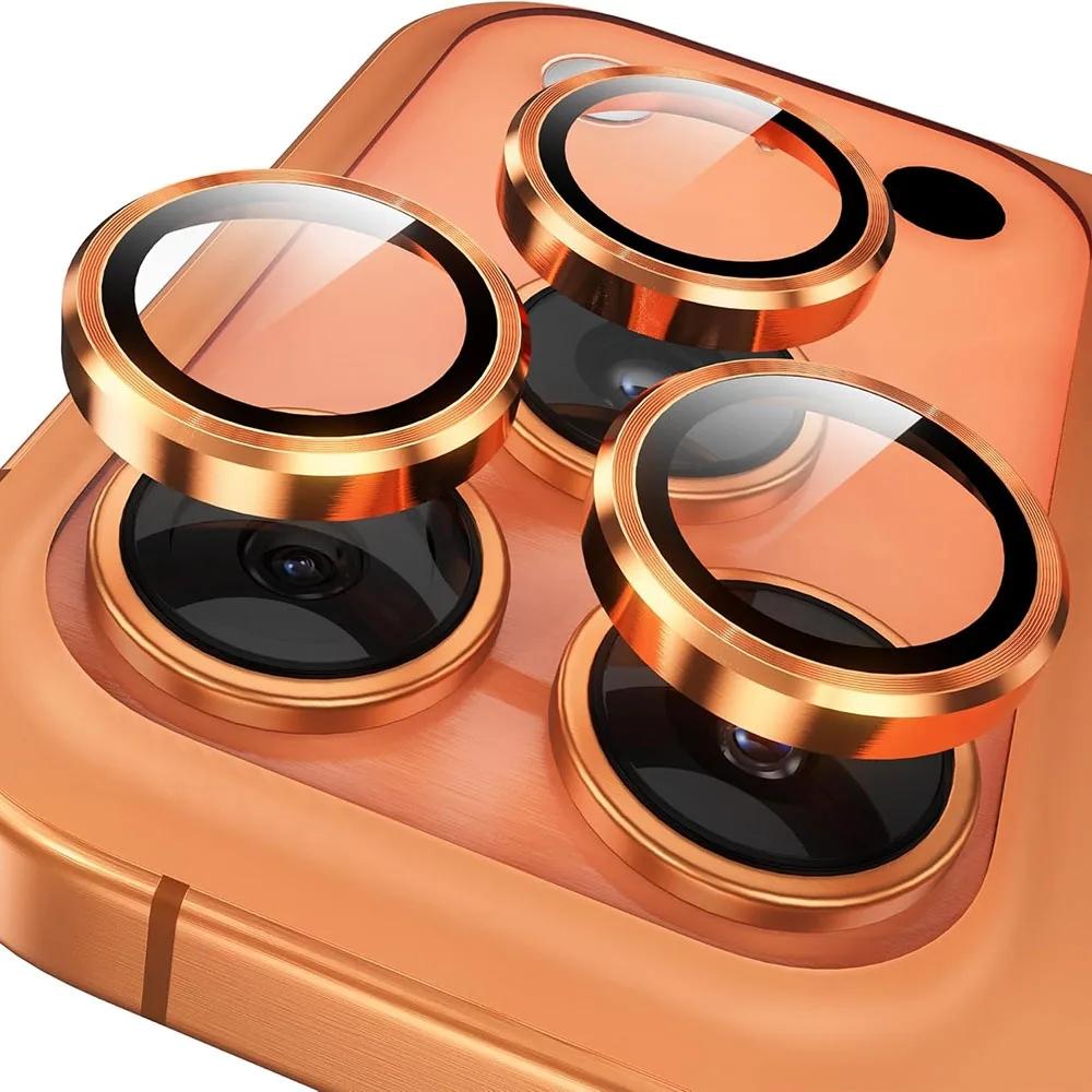3-2PCS Camera Lens Protector For iPhone 17 Pro Max 17Pro 17Air Metal Ring Protector Glass For iPhone 14 15 16 ProMax Camera Lens 4