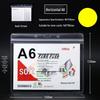 Waterproof Transparent Badge & Document Holder - Large, Soft, Vertical/Horizontal, Fits A5, B6, A4, A3