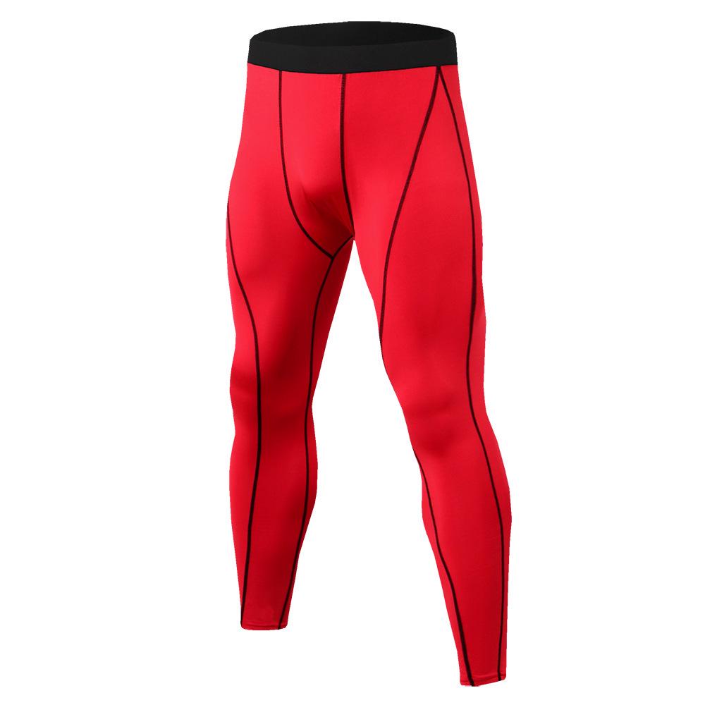 Men's Pro Quick-Dry Crew Neck Long Sleeve Tight-Fit Fitness T-Shirt