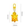 Glow In The Dark Tortoise Key Chain Resin Bag Pendant Cute Turtle Keychain  Women Bag Decor