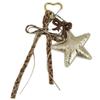Gold Star Beaded Keychain For Bags And Mobile Phones Korean Style Accessories