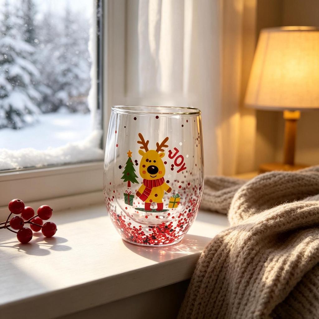Starry Sky Heat-Resistant Double-Layered Glass Cup