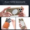 Suede Leather For Magsafe Magnetic Case For iPhone 17 Air 16 15 14 13 12 11 Pro Max Wireless Charge Matte Skin Protective Cover