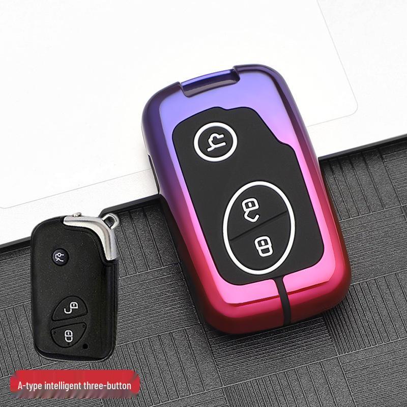 Compatible With BYD F3 Old Model Key Cover: G3, F0, S6, S7, E6, L3 Remote Control Case for Men