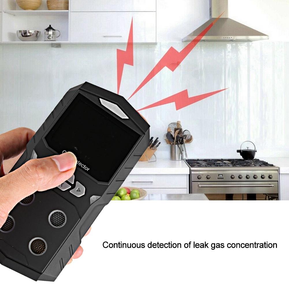 4 v 1 CO/HS O/EX Bezpečnostní siréna Detektor plynu Alarm Monitor Tester Hlas