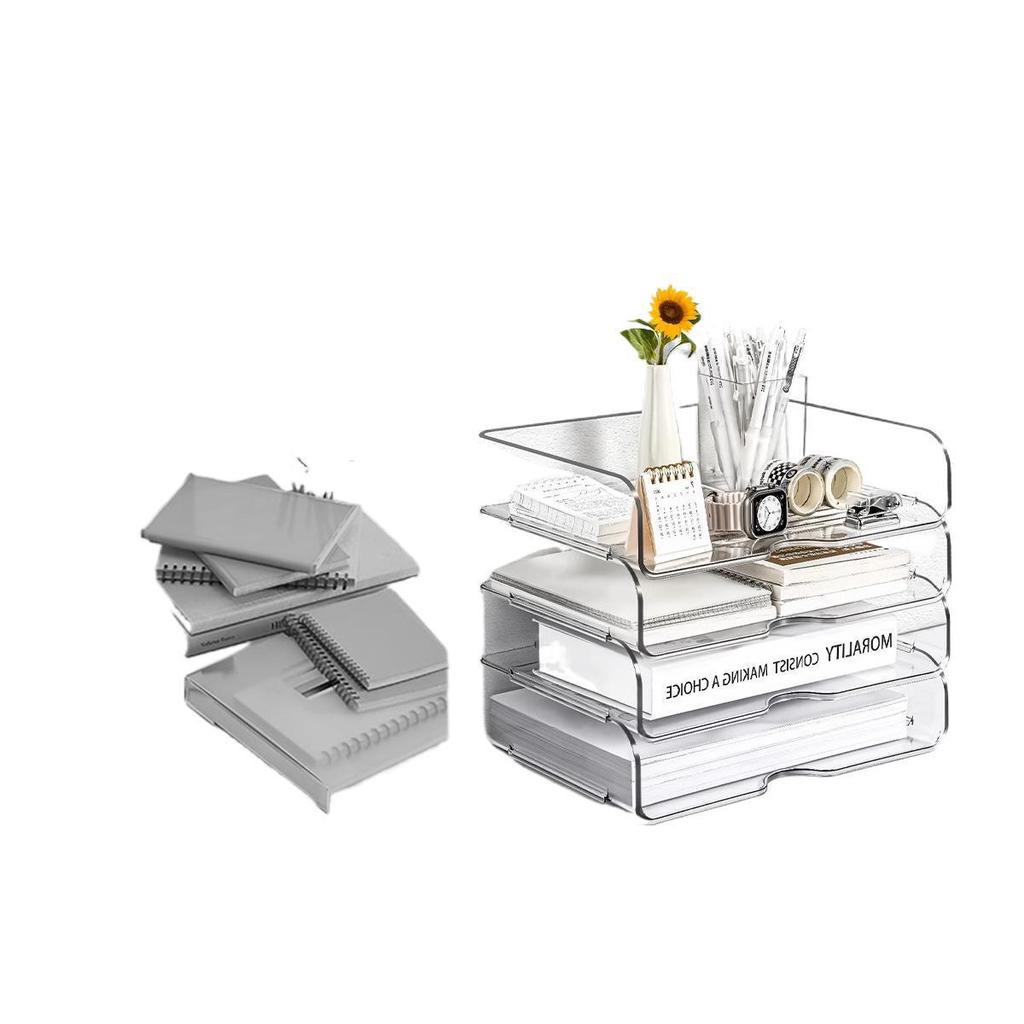Desktop Multi-Layer A4 Organizer Rack for Office Documents and Books