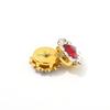 8/10/12mm Double Flower Water Diamond Crystal Flat Back Glass Sewing Garment Shoe Bag Nail Art Multi-color