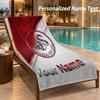 Custom Text Swansea City FC Print Beach Towel Large Towel For Home Bathroom Beach