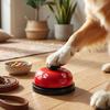 2pcs Dog Training Bell With Anti Slip Base for Pet Exercise Toilet Training Bell Ring to Go Outside Communication Red