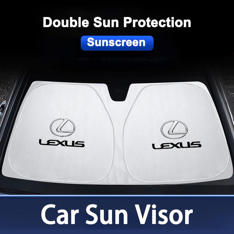 DMTZ1 Thicken Strong UV Resistance Car Sun Visor Sunshade Front Glass Sunscreen For Lexus ES RX NX LS UX LM LX GX LC RZ IS CT GS RC HS