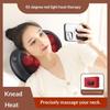 Portable 4D Heated Shiatsu Massager Pillow Ergonomic Neck Back Muscle Soreness Relief for Home Car Travel Office