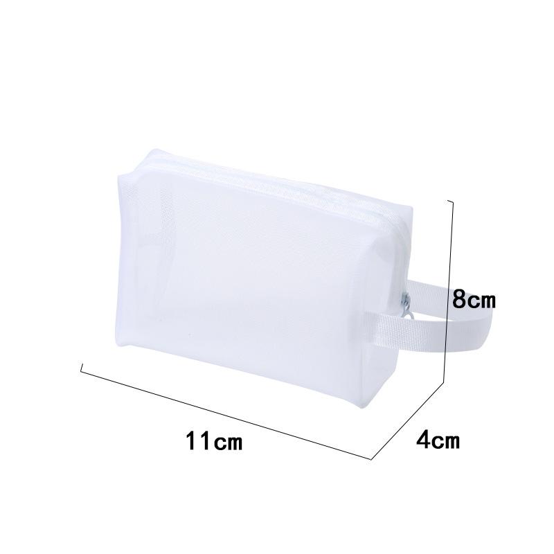 

Large Capacity Mesh Makeup Bag Makeup Storage Pouch 1PC Black Layer Travel Cosmetic Bag Travel Toiletries Cosmetic Storage Bags