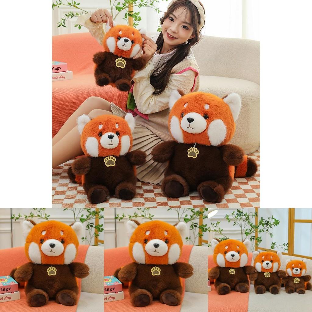 Adorable Plush Raccoon Doll Soft Stuffed Animal Toy Perfect For Kids Birthday Gifts