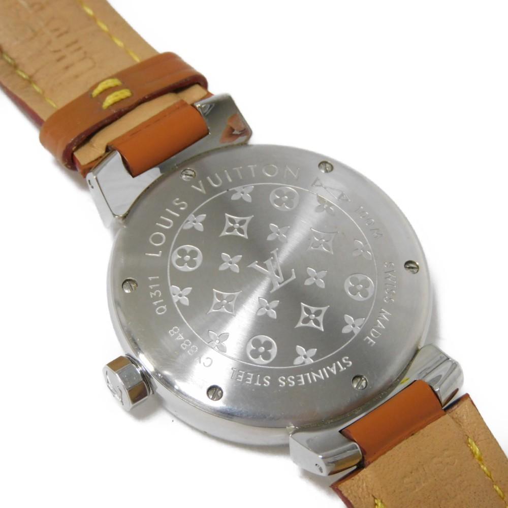 Used 12564 Tambour Q13114 7975 Date Quartz Women's from Japan AUTHENTIC