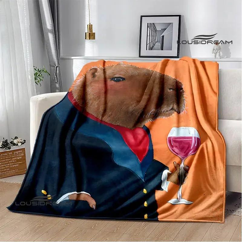 Il Club dei Capibara Coperta anime coperta da lancio copriletto Coperta calda coperte per letti Coperta da picnic regalo di compleanno