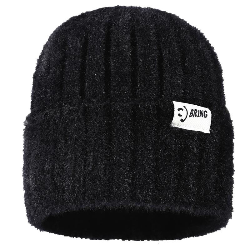 Neuer Stil Kpop Stil Hut Kunstpelz Mütze Süße Winter für Frauen Warm halten Dandy Hüte für Mädchen Outdoor Streetwear Strickmütze