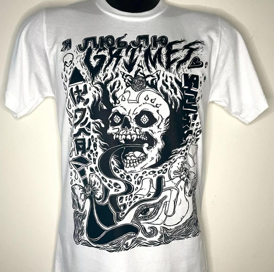 Grimes T-shirt - electronic dream pop - art pop - bjork band music shirt Unisex T-Shirt XXXL