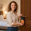 Double Sided Door Hanger Sign Please Do Not Disturb and Welcome Please Knock Hanging Door Handle Signs for Home Hotel Office Use