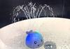 Bath Fountain Squirting Whale LED Light Up Bathtub Toy Water