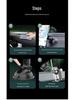 Car Dashboard Phone Holder with Suction Cup - Multi-Functional Navigation Bracket