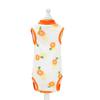 Pet Recovery Suit Soft Thin Breathable Prevent Licking Cotton Print Cat Post Surgery Shirt for Indoor Outdoor orange M
