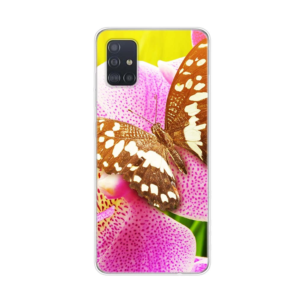 Cute Butterfly Fashion For Samsung Galaxy A01 A11 A12 A22 A21S A31 A41 A42 A51 A71 A32 A52 A72 A02S Soft Phone Case